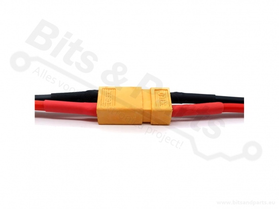 Voedingsconnectors XT60 male+female met 12AWG kabeltje